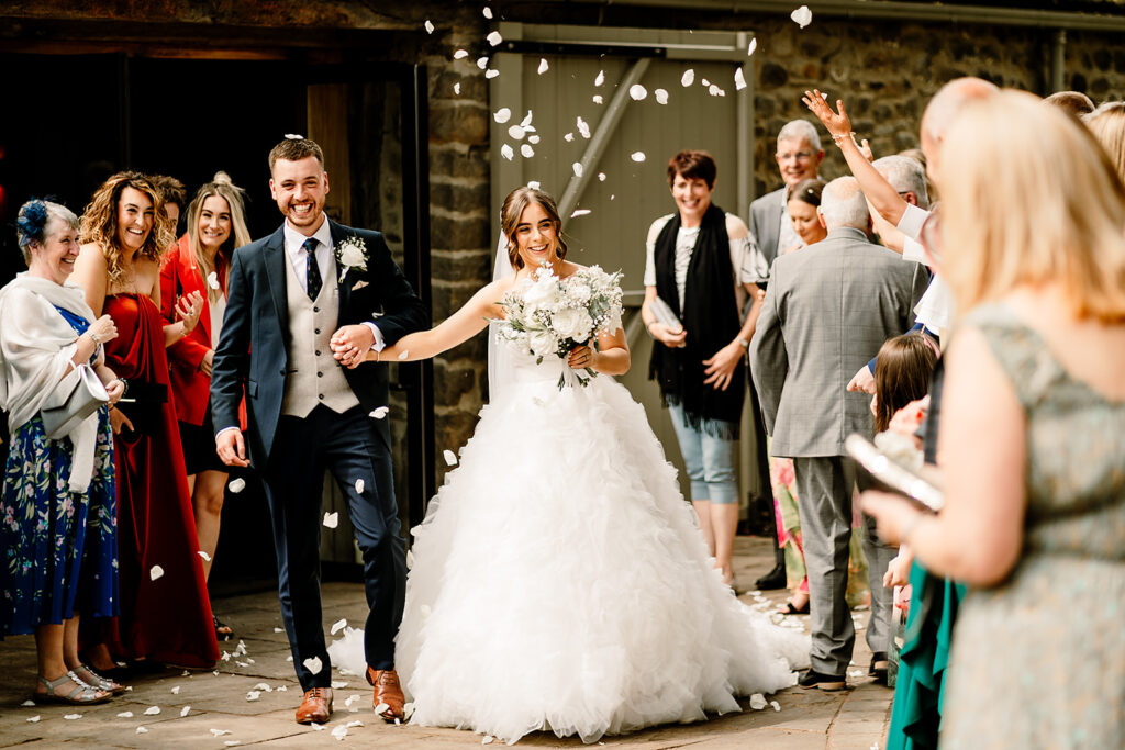 tithe barn wedding photographer