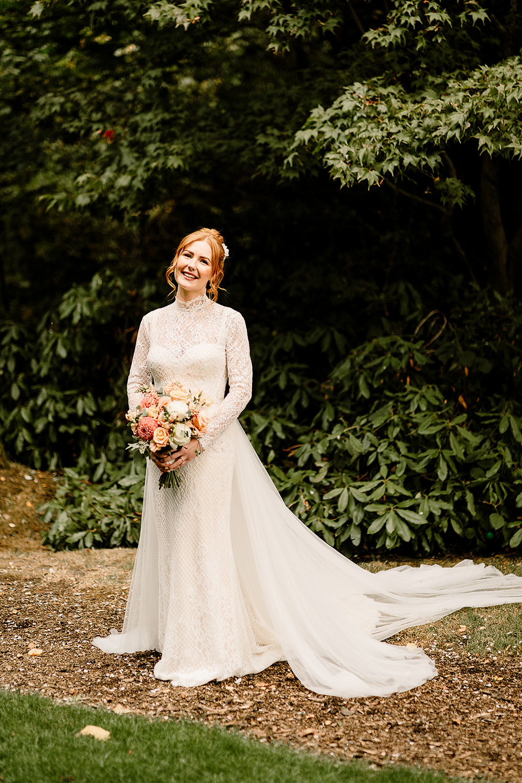 relaxed bride & groom portraits