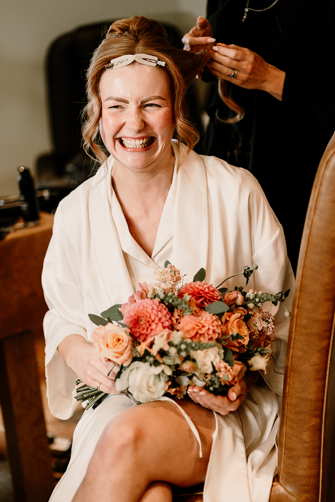 Yorkshire wedding photographer bridal prep