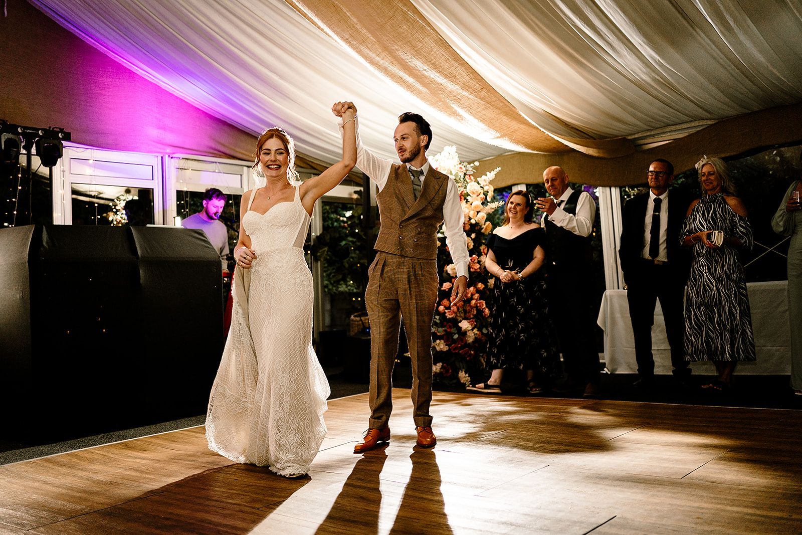 wedding party dancefloor