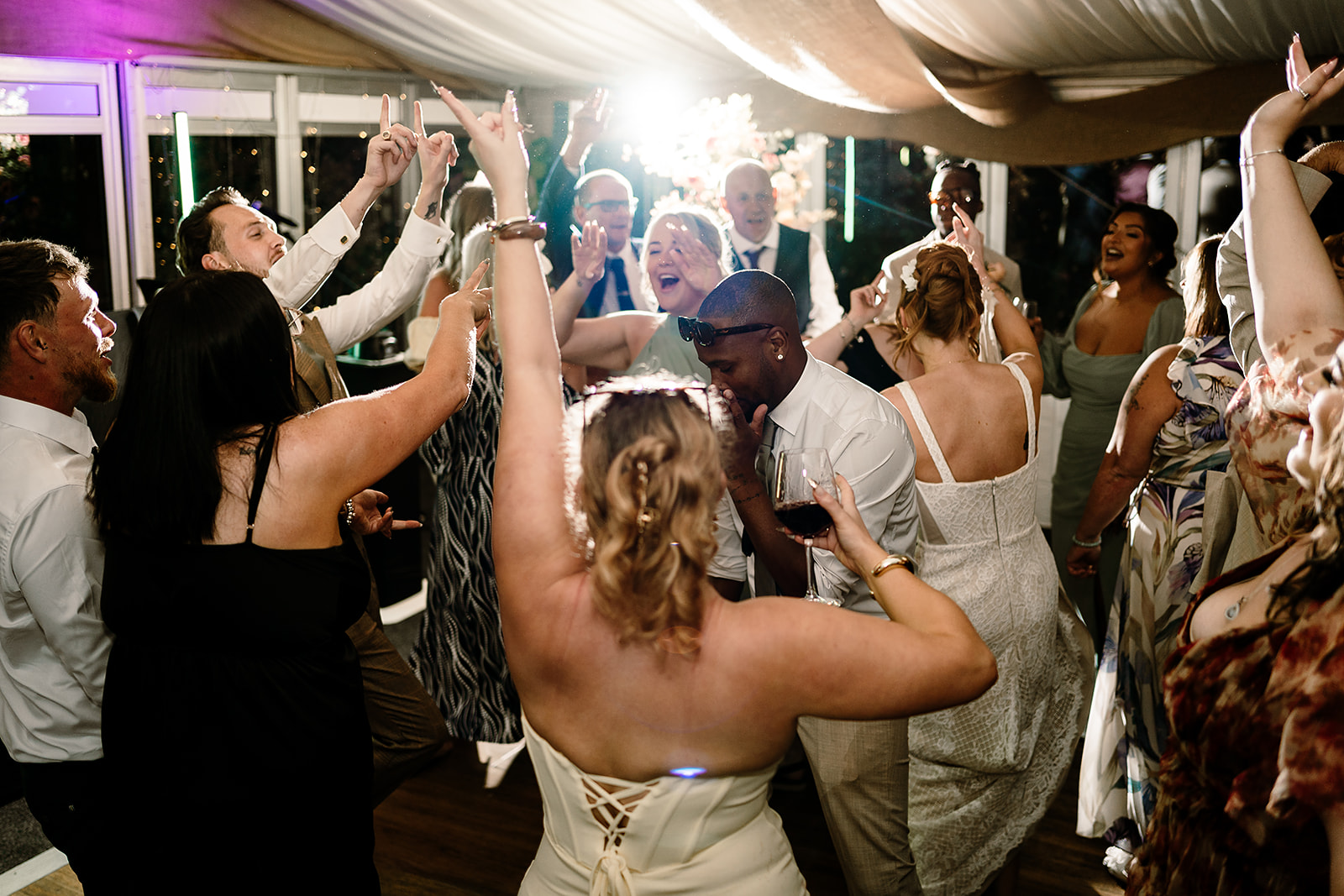 wedding party dancefloor