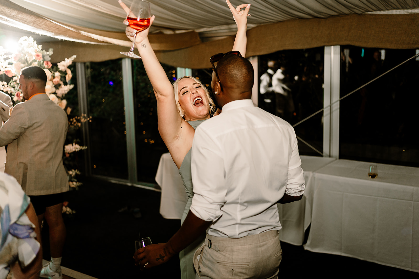 wedding party dancefloor