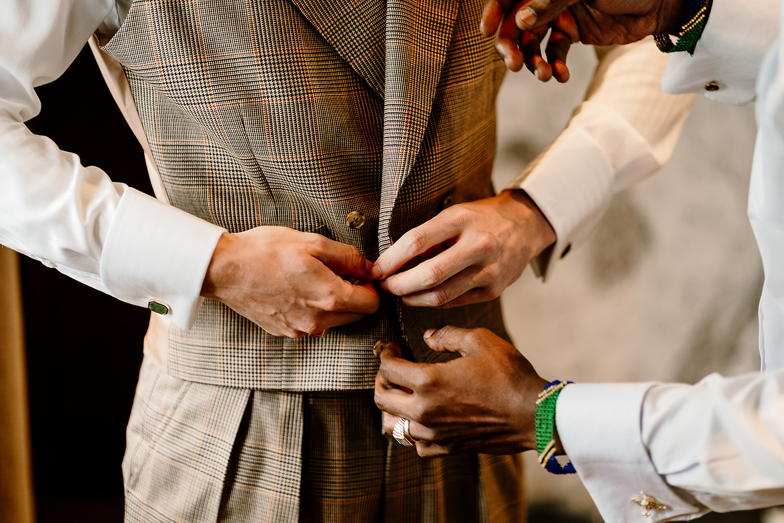 groom prep wedding
