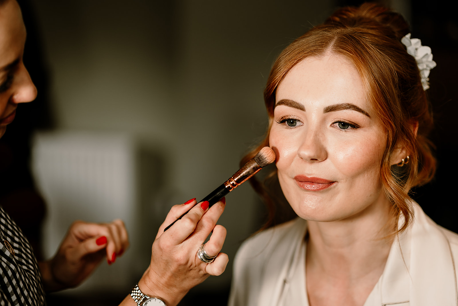 Yorkshire wedding photographer bridal prep