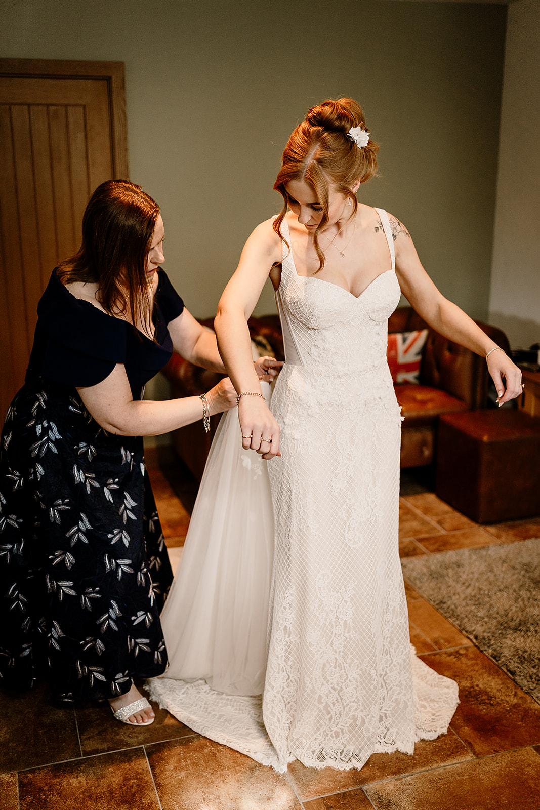 Yorkshire wedding photographer bridal prep