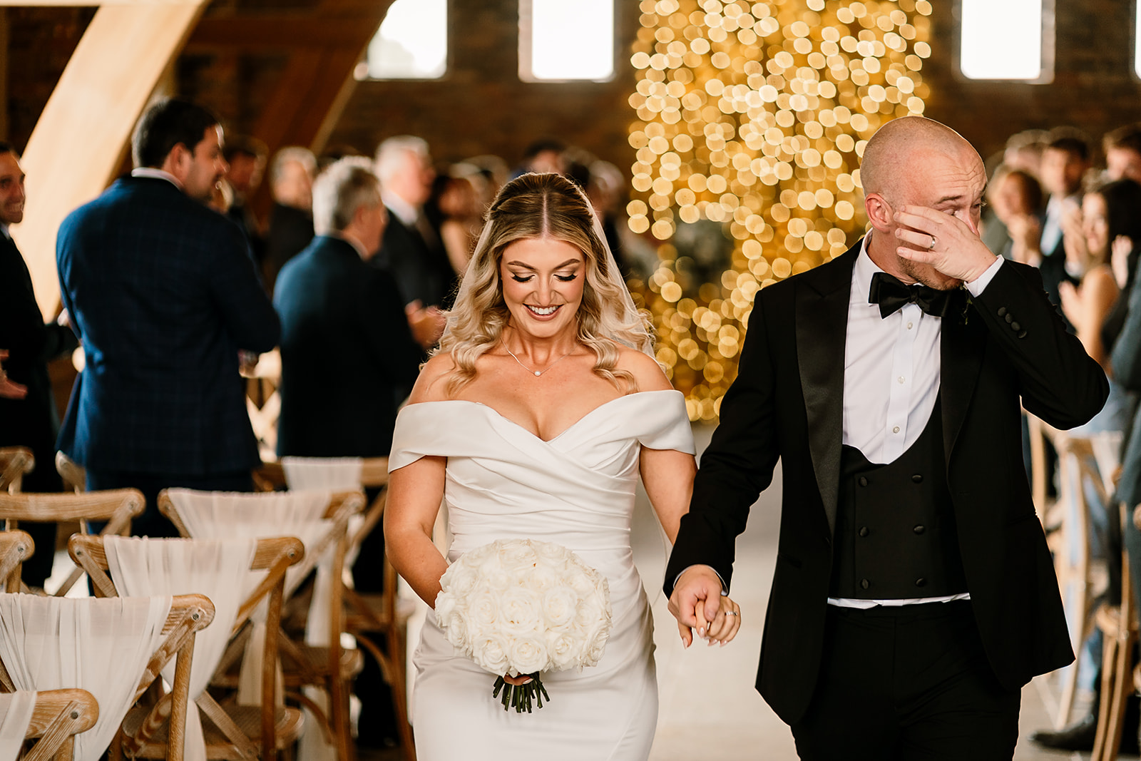 Jessica and Luke's elegant black tie wedding at The Oakwood at Ryther, filled with heartfelt moments and a brilliant party atmosphere.