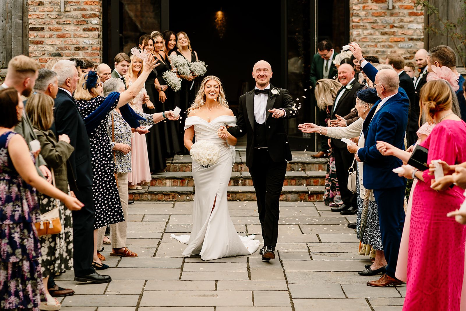 Jessica and Luke's elegant black tie wedding at The Oakwood at Ryther, filled with heartfelt moments and a brilliant party atmosphere.