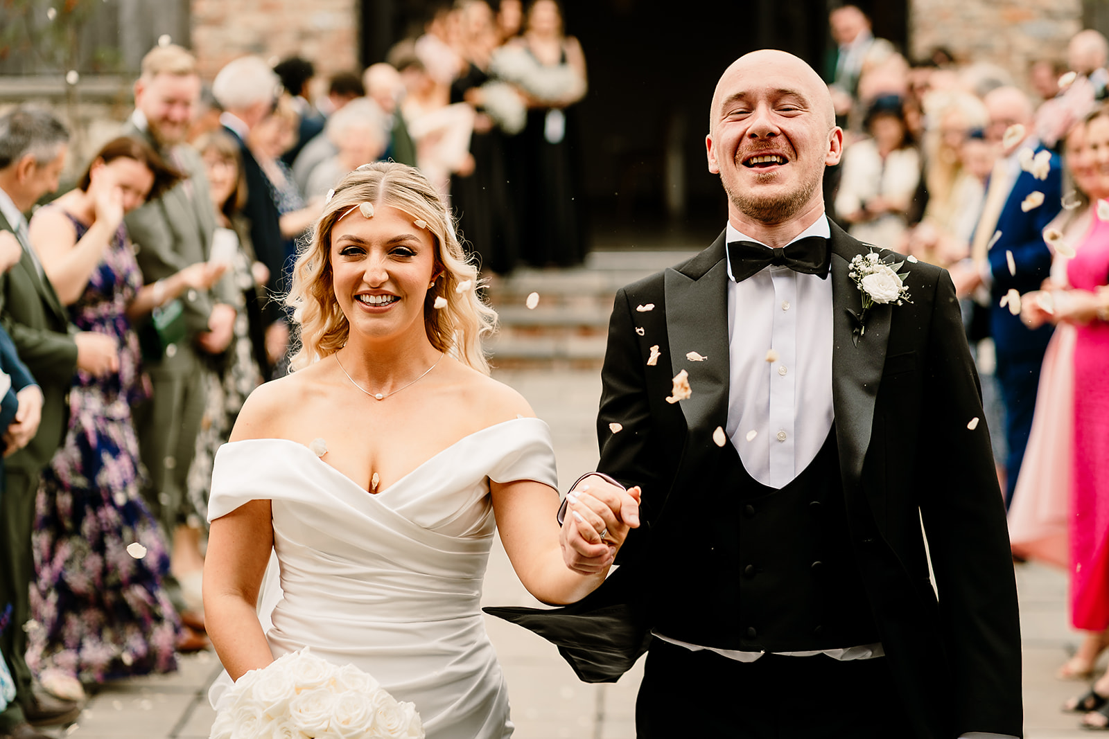 Jessica and Luke's elegant black tie wedding at The Oakwood at Ryther, filled with heartfelt moments and a brilliant party atmosphere.