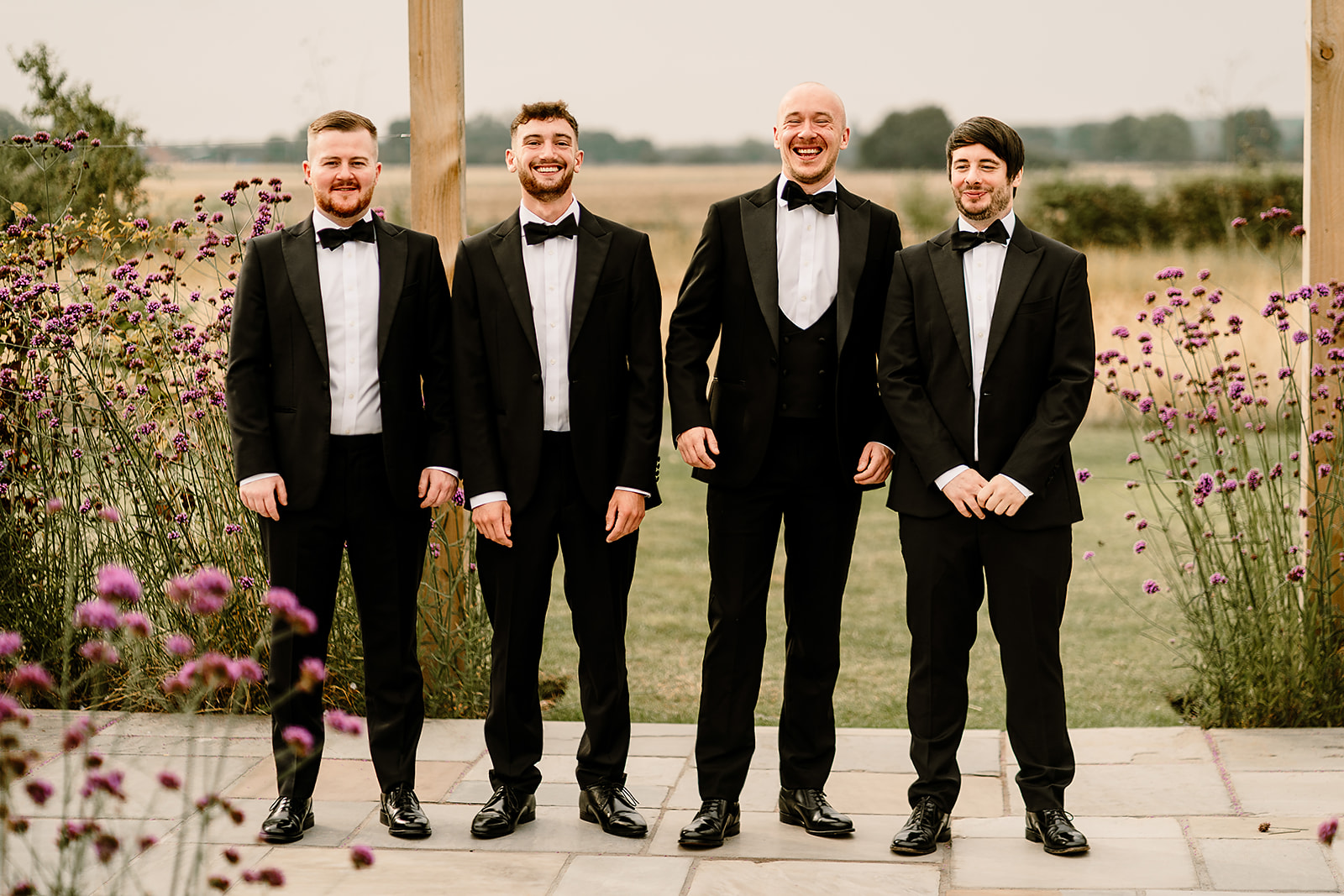 A collection of relaxed wedding images from Jessica and Luke's elegant black tie wedding at The Oakwood at Ryther, captured by Yorkshire wedding photographer Hayley Baxter Photography.