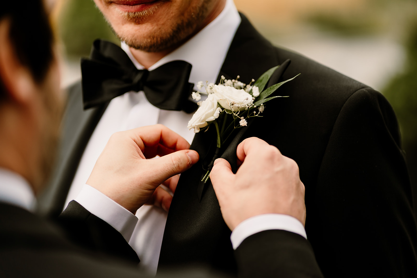 A collection of relaxed wedding images from Jessica and Luke's elegant black tie wedding at The Oakwood at Ryther, captured by Yorkshire wedding photographer Hayley Baxter Photography.