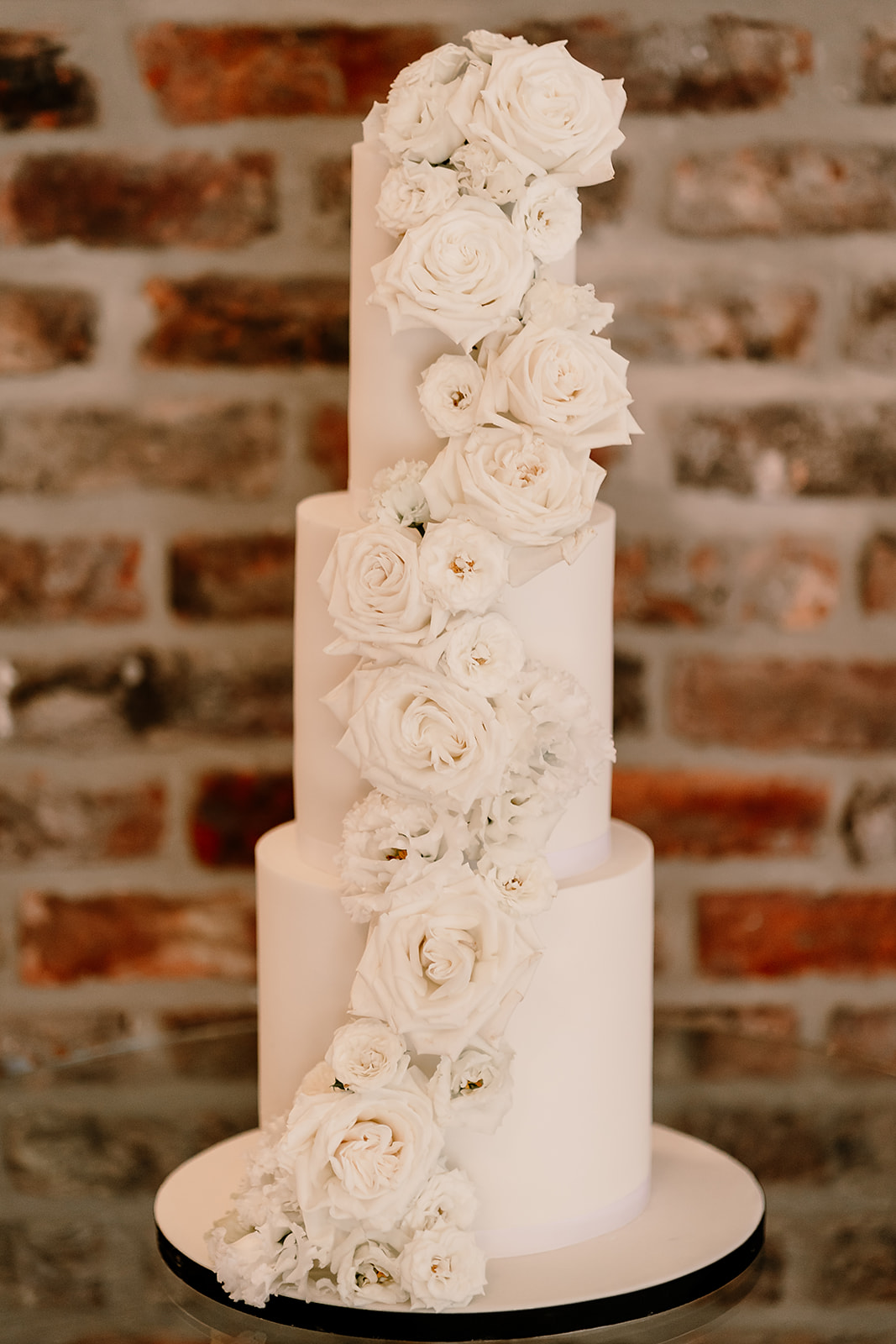 Jessica and Luke celebrating their black tie wedding at The Oakwood at Ryther, Yorkshire